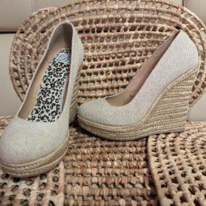 Beige Wedges